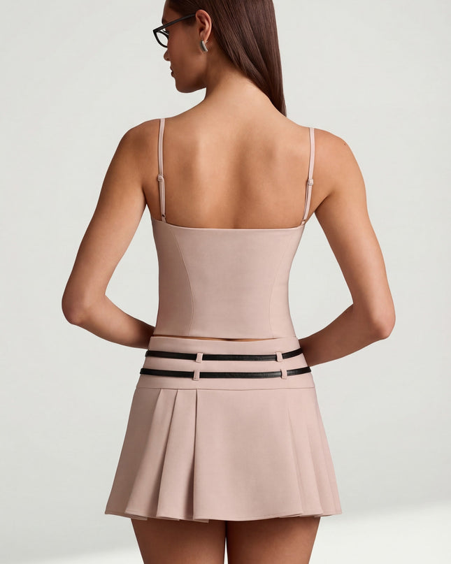 Mushroom Cut-Top Camisole Top