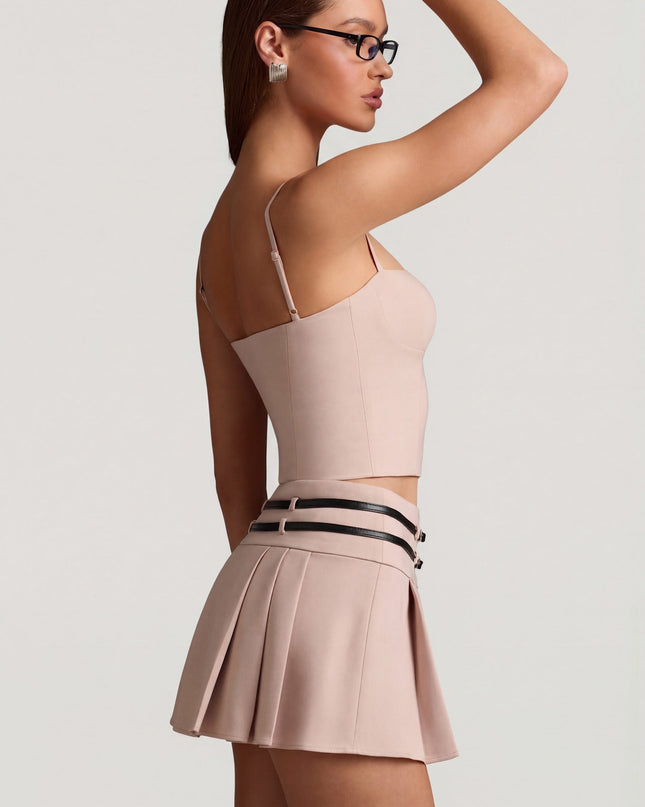 Mushroom Cut-Top Camisole Top