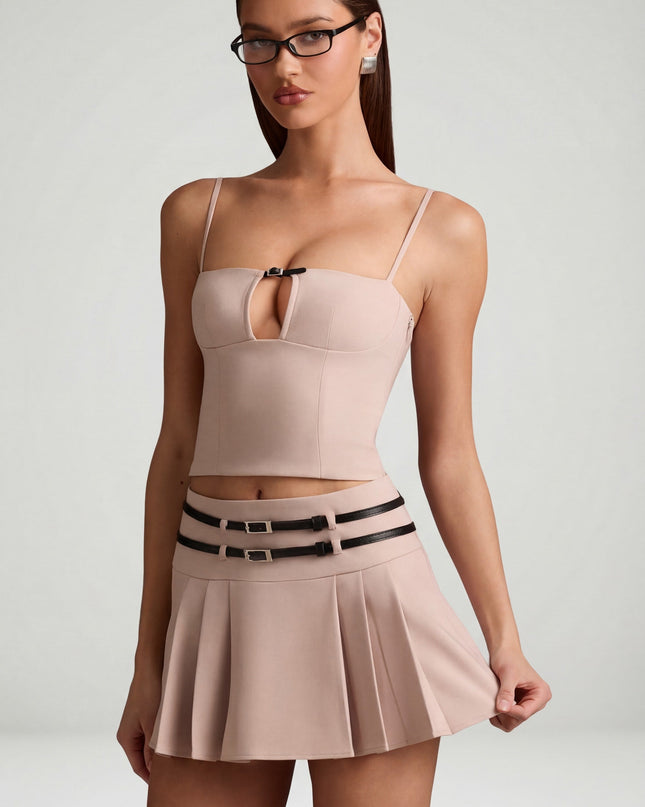 Mushroom Cut-Top Camisole Top