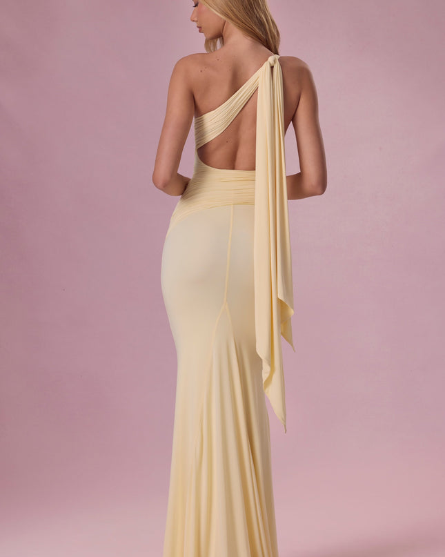 Butter Jersey Bridesmaid Dress
