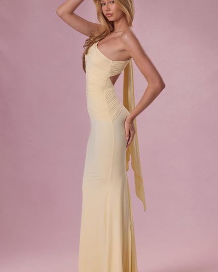 Butter Jersey Bridesmaid Dress