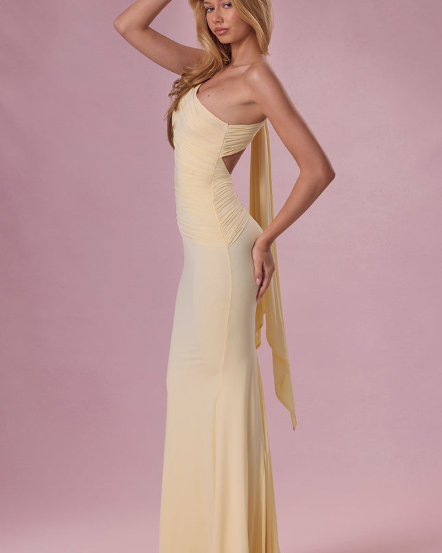 Butter Jersey Bridesmaid Dress