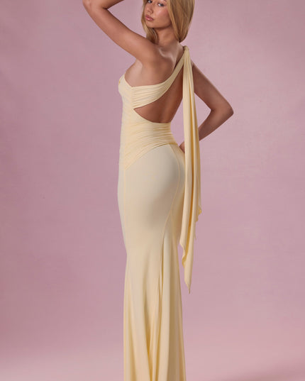 Butter Jersey Bridesmaid Dress
