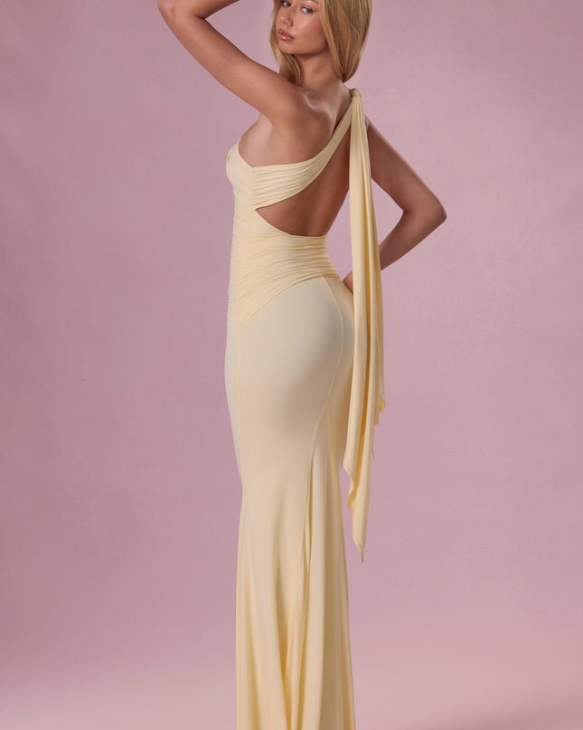 Butter Jersey Bridesmaid Dress