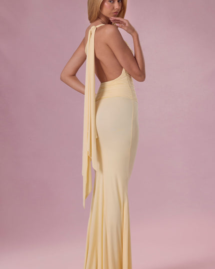 Butter Jersey Bridesmaid Dress