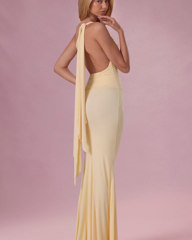 Butter Jersey Bridesmaid Dress
