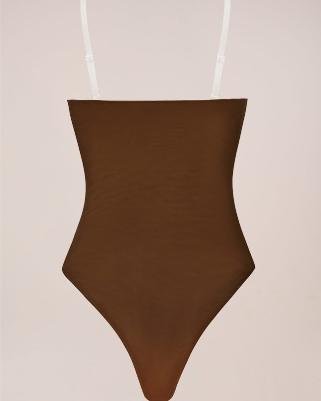 Chestnut Strapless Bodysuit