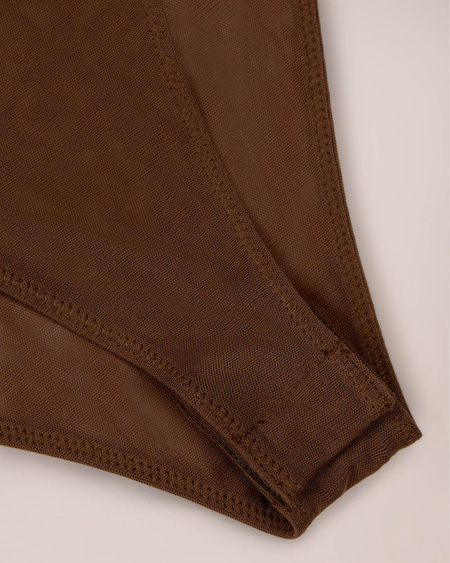 Chestnut Strapless Bodysuit