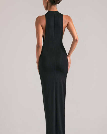 Black Sleeveless Maxi Dress