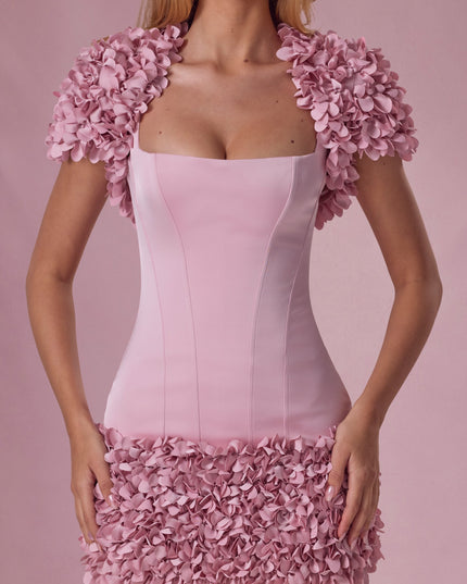 Blush Pink Cropped Bolero