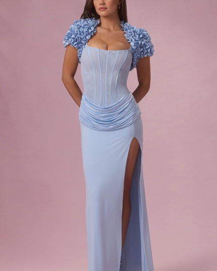 Sky Blue Cropped Bolero