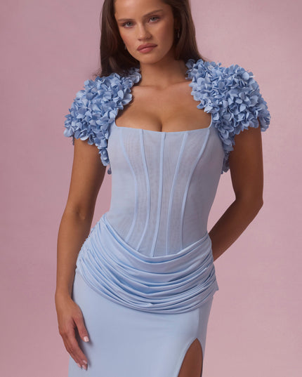 Sky Blue Cropped Bolero