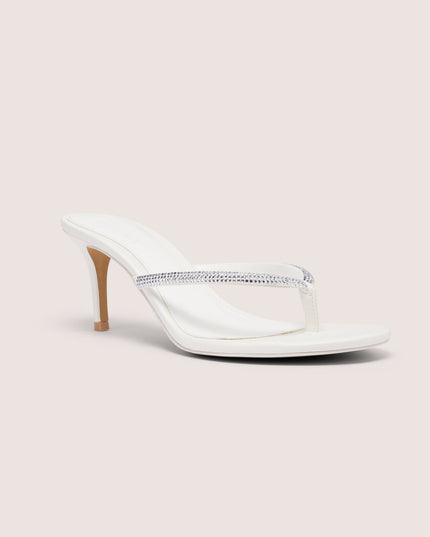 White Heeled Sandal