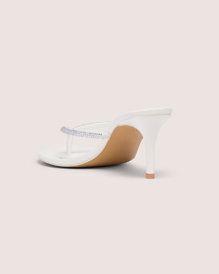 White Heeled Sandal