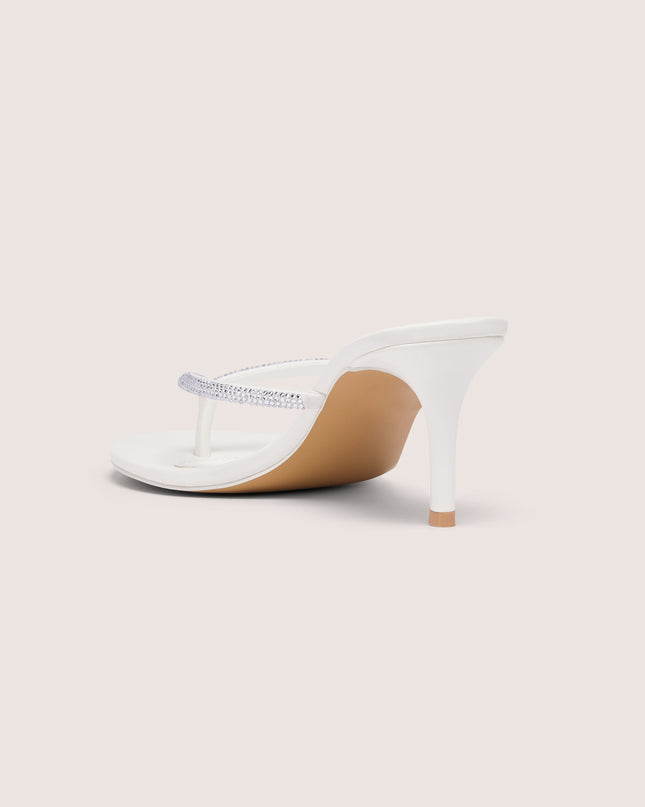 White Heeled Sandal
