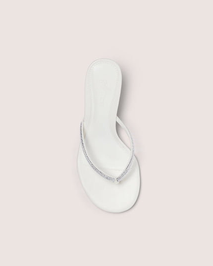 White Heeled Sandal