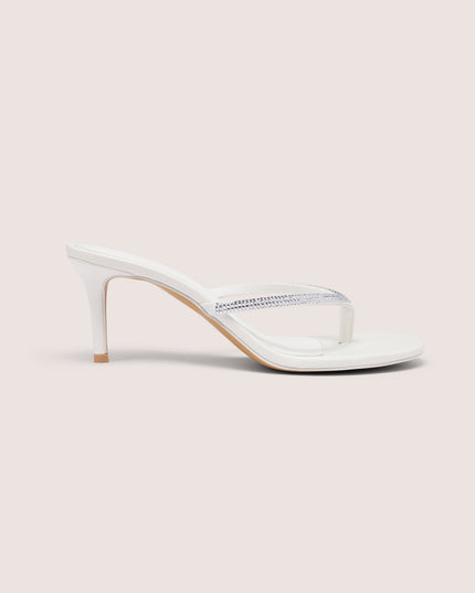 White Heeled Sandal