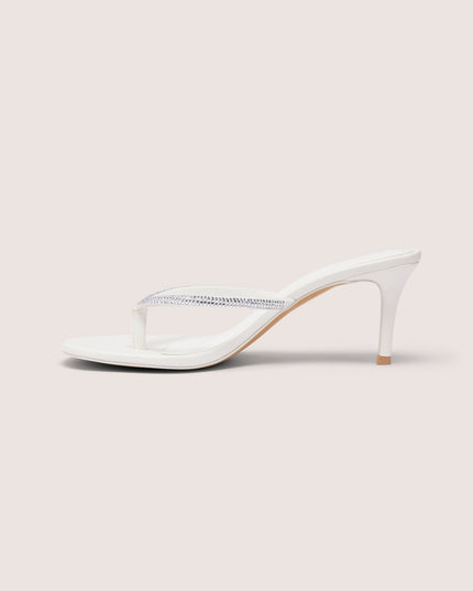 White Heeled Sandal