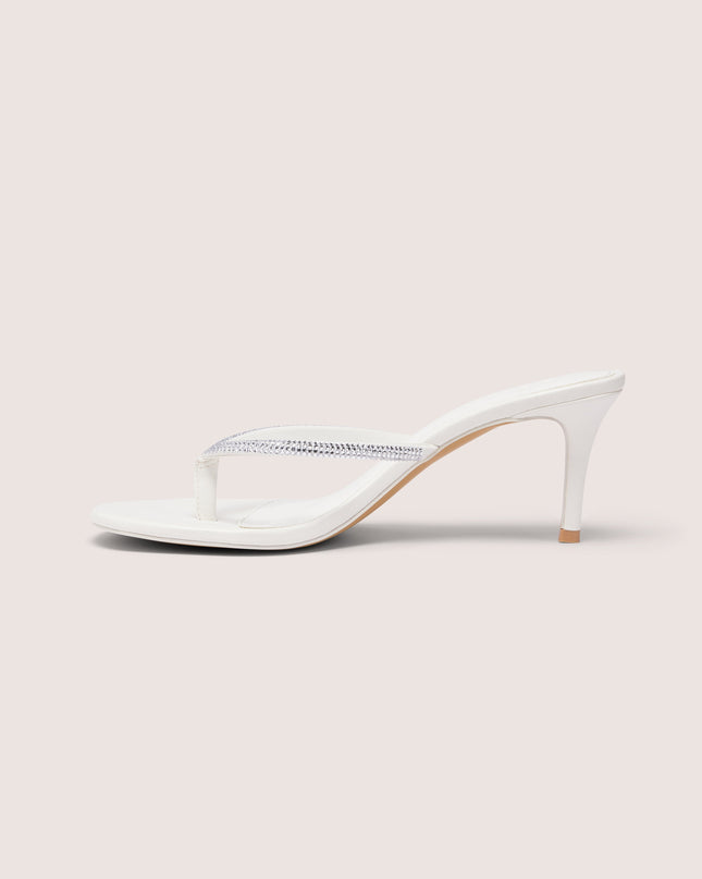 White Heeled Sandal