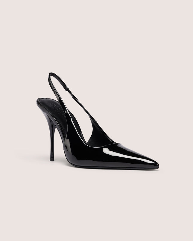 Black Sling-Back Heels