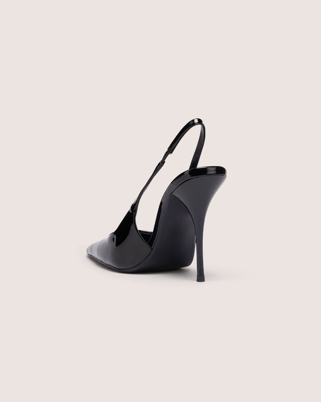 Black Sling-Back Heels