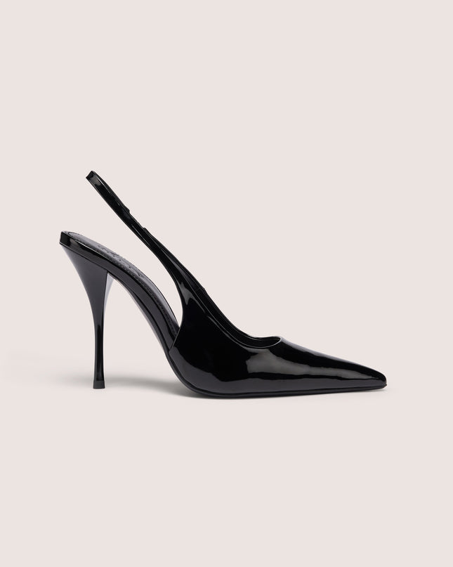 Black Sling-Back Heels