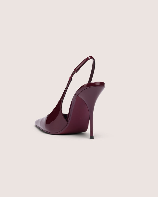 Maroon Red Sling-Back Heels