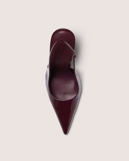 Maroon Red Sling-Back Heels