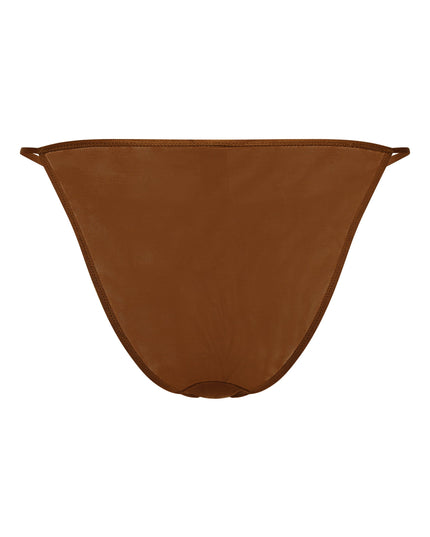 Chestnut Soft Mesh String Bikini