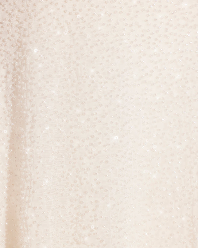 White Embellished Multi Wear A-Line Mini Dress