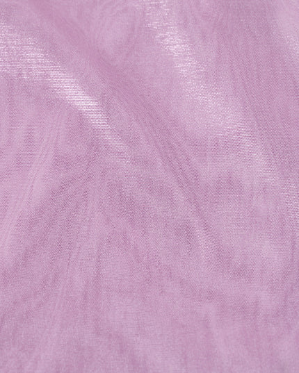 Violet Pink Metallic Cut-Out One-Shoulder Mini Dress
