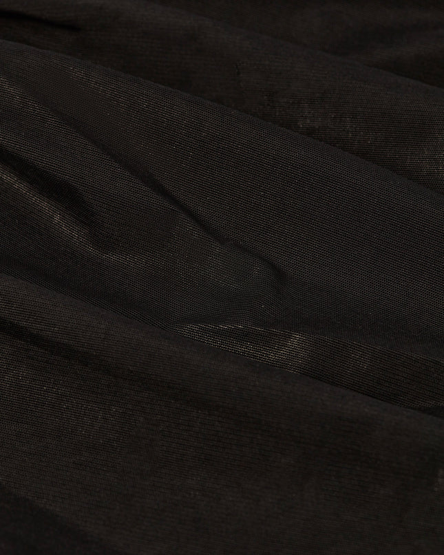 Black Metallic Ruched Cut-Out Flared Jumpsuit