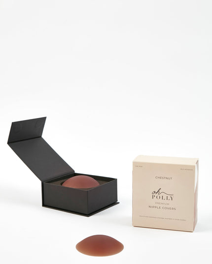 Chestnut Reusable Silicone Nipple Covers
