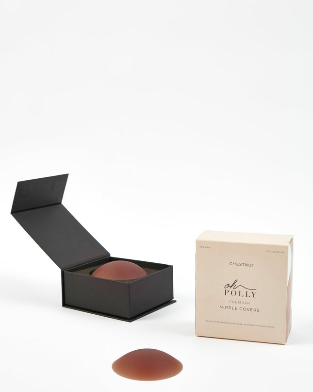 Chestnut Reusable Silicone Nipple Covers