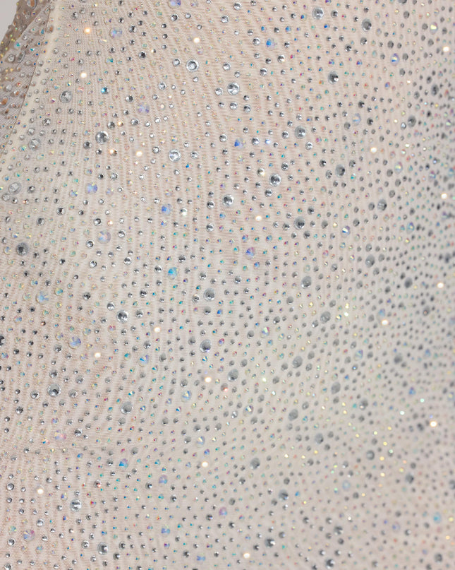 Snow Embellished Bodycon Mini Dress