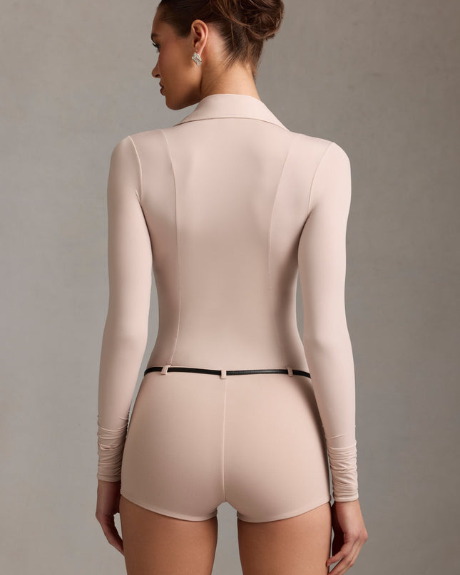 Mushroom Long-Sleeve Playsuit
