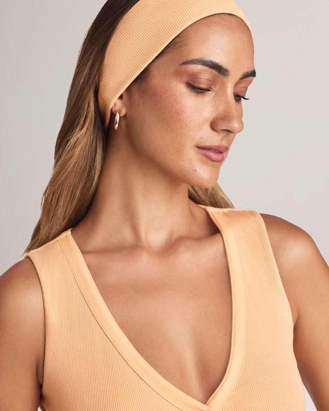 Peach Modal Ribbed Headband