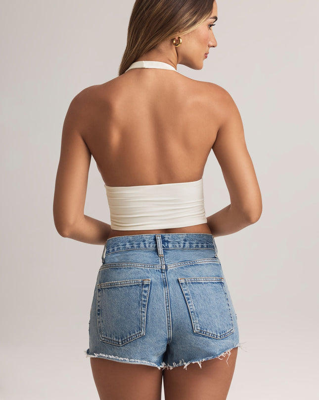 White Modal Halterneck Top