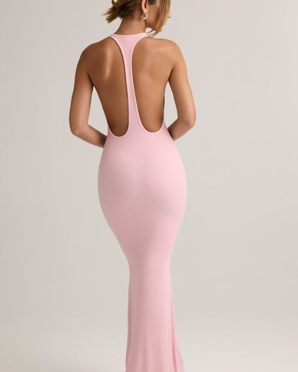 Candyfloss Pink Modal Racerback Maxi Dress