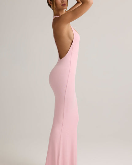Candyfloss Pink Modal Racerback Maxi Dress