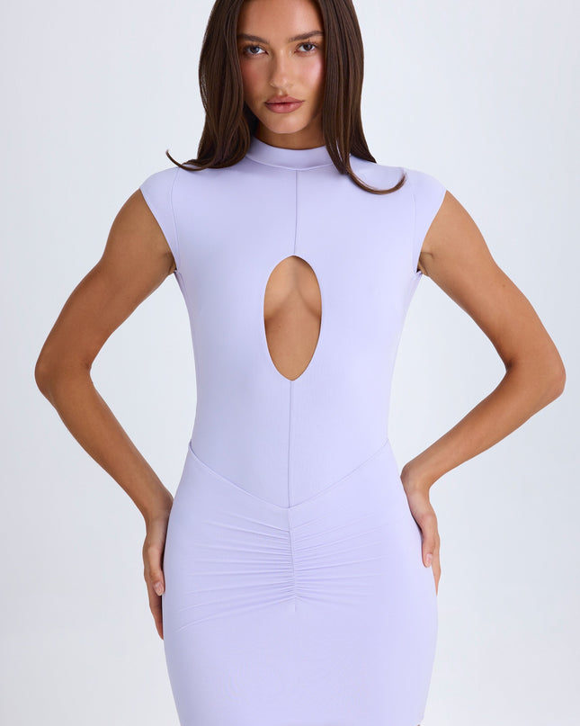 Soft Lilac Cut-Out Bodysuit