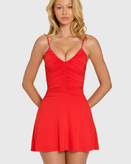 Cherry Modal Mini Dress