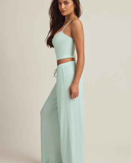 Mint Modal Mid-Rise Pyjama Trousers