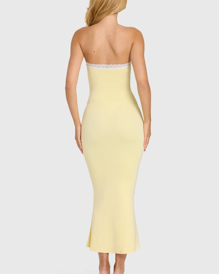 Butter Modal Lace-Trim Midaxi Dress
