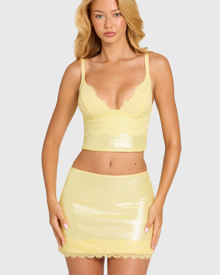 Butter Sequin Lace Bralette Top