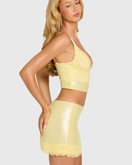 Butter Sequin Lace Bralette Top