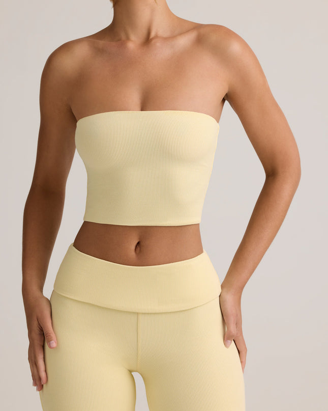 Butter Modal Strapless Crop Top