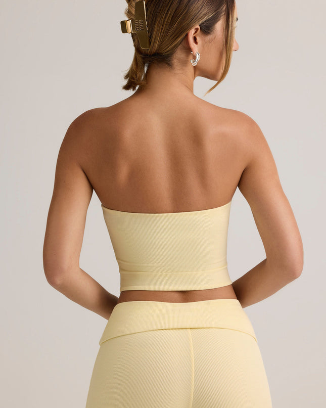 Butter Modal Strapless Crop Top