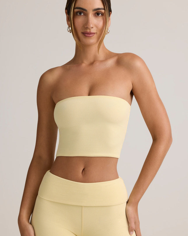 Butter Modal Strapless Crop Top